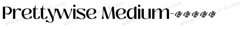 Prettywise Medium字体转换